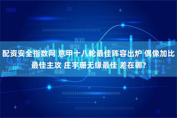 配资安全指数网 意甲十八轮最佳阵容出炉 偶像加比最佳主攻 庄宇珊无缘最佳 差在哪?